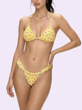 F**K Bikini Set Donna FC26-SW0110 - Giallo
