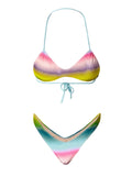 F**K Bikini Set Donna FC26-SW0201 Fantasia - Multicolore