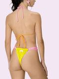 F**K Bikini Set Donna FC26-SW0210 - Giallo