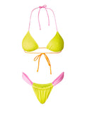 F**K Bikini Set Donna FC26-SW0210 - Giallo
