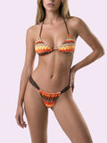 F**K Bikini Set Donna FC26-SW0300 - Marrone