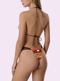 F**K Bikini Set Donna FC26-SW0300 - Marrone