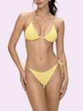F**K Bikini Set Donna FC26-SW0400 - Giallo