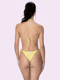 F**K Bikini Set Donna FC26-SW0400 - Giallo