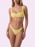 F**K Bikini Set Donna FC26-SW0401 - Giallo