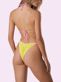 F**K Bikini Set Donna FC26-SW0410 - Giallo