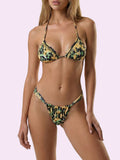 F**K Bikini Set Donna FC26-SW0700 Fantasia - Multicolore
