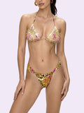 F**K Bikini Set Donna FC26-SW0710 Fantasia - Multicolore
