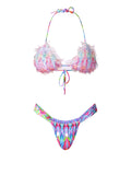 F**K Bikini Set Donna FC26-SW0710 Fantasia - Multicolore