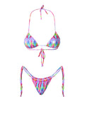 F**K Bikini Set Donna FC26-SW0712 Fantasia - Multicolore