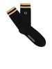 fred perry calzini tipped sports uomo c1150 black champagne nero 164461024
