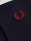 Fred Perry Calzini Tipped Sports Uomo C1150 Nvy/swht/bntred - Blu