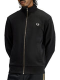 Fred Perry Felpa Zip Uomo J1327 Black - Nero