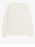 Fred Perry Pullover Pique Stitch Uomo K1309 Ecru - Avorio