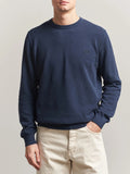 Fred Perry Pullover Pique Stitch Uomo K1309 Dark Airforce - Blu