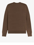 Fred Perry Pullover Uomo K9601 Burnt Tobacco - Marrone