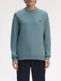 Fred Perry Pullover Uomo K9601 Stockport Blue - Celeste