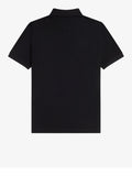 Fred Perry Polo Twin Tipped Uomo M12 Black/black - Nero