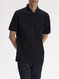 Fred Perry Polo Twin Tipped Uomo M12 Black/black - Nero
