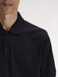 Fred Perry Polo Twin Tipped Uomo M12 Black/black - Nero