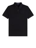 Fred Perry Polo Twin Tipped Uomo M12 Black/black - Nero