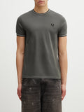 Fred Perry T-shirt Twin Tipped Uomo M1588V Fldgr/seagrs/blk - Grigio