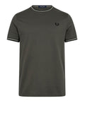 Fred Perry T-shirt Twin Tipped Uomo M1588V Fldgr/seagrs/blk - Grigio