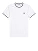 fred perry t shirt twin tipped uomo m1588v white bianco 169935665