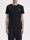 Fred Perry T-shirt Twin Tipped Uomo M1588V Black - Nero