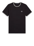 Fred Perry T-shirt Twin Tipped Uomo M1588V Black - Nero