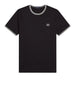 fred perry t shirt twin tipped uomo m1588v black nero 162967308
