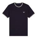 Fred Perry T-shirt Twin Tipped Uomo M1588V Navy - Blu