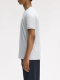 Fred Perry T-shirt Twin Tipped Uomo M1588V Dskbl/ecru/lwgrn - Bianco