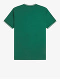 Fred Perry T-shirt Twin Tipped Uomo M1588V Sptgrn/ltic/ltic - Verde