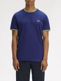 Fred Perry T-shirt Twin Tipped Uomo M1588V Frenvy/dskbl/cit - Blu