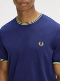 Fred Perry T-shirt Twin Tipped Uomo M1588V Frenvy/dskbl/cit - Blu