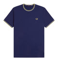 Fred Perry T-shirt Twin Tipped Uomo M1588V Frenvy/dskbl/cit - Blu