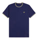 fred perry t shirt twin tipped uomo m1588v frenvy dskbl cit blu 163230452