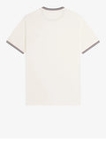 Fred Perry T-shirt Twin Tipped Uomo M1588V Ecr/oxbld/grsrts - Avorio