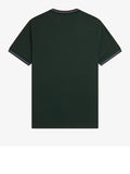 Fred Perry T-shirt Twin Tipped Uomo M1588V Grsrts/stkbl/oxb - Verde
