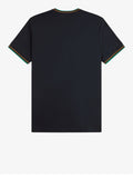 Fred Perry T-shirt Twin Tipped Uomo M1588V Navy/drkcml/spgr - Blu