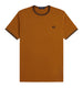 fred perry t shirt twin tipped uomo m1588v drkc nvy nvy giallo 169293737
