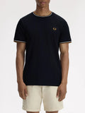 Fred Perry T-shirt Twin Tipped Uomo M1588V Black - Nero