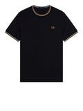 Fred Perry T-shirt Twin Tipped Uomo M1588V Black - Nero