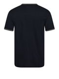 Fred Perry T-shirt Twin Tipped Uomo M1588V Navy/seagrass - Blu