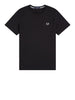 fred perry t shirt uomo m1600v black nero 160775481