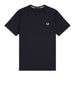 fred perry t shirt uomo m1600v navy blu 169870408