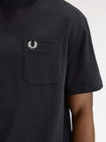 Fred Perry T-shirt Pocket Detail Uomo M2408 Black - Nero