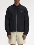 Fred Perry Giubbino Seersucker Uomo M2428 Black - Nero