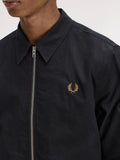 Fred Perry Giubbino Seersucker Uomo M2428 Black - Nero